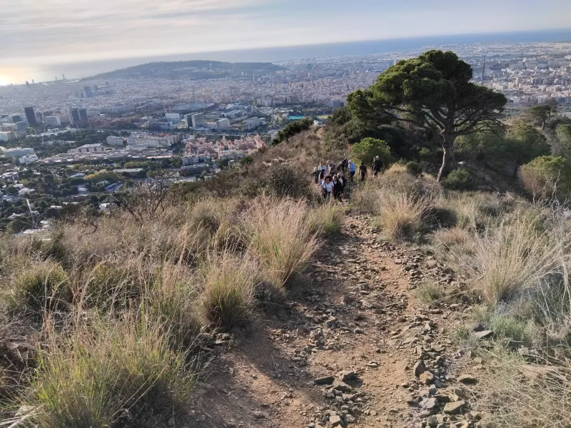 Barcelona Skyline - Hiking near Barcelona