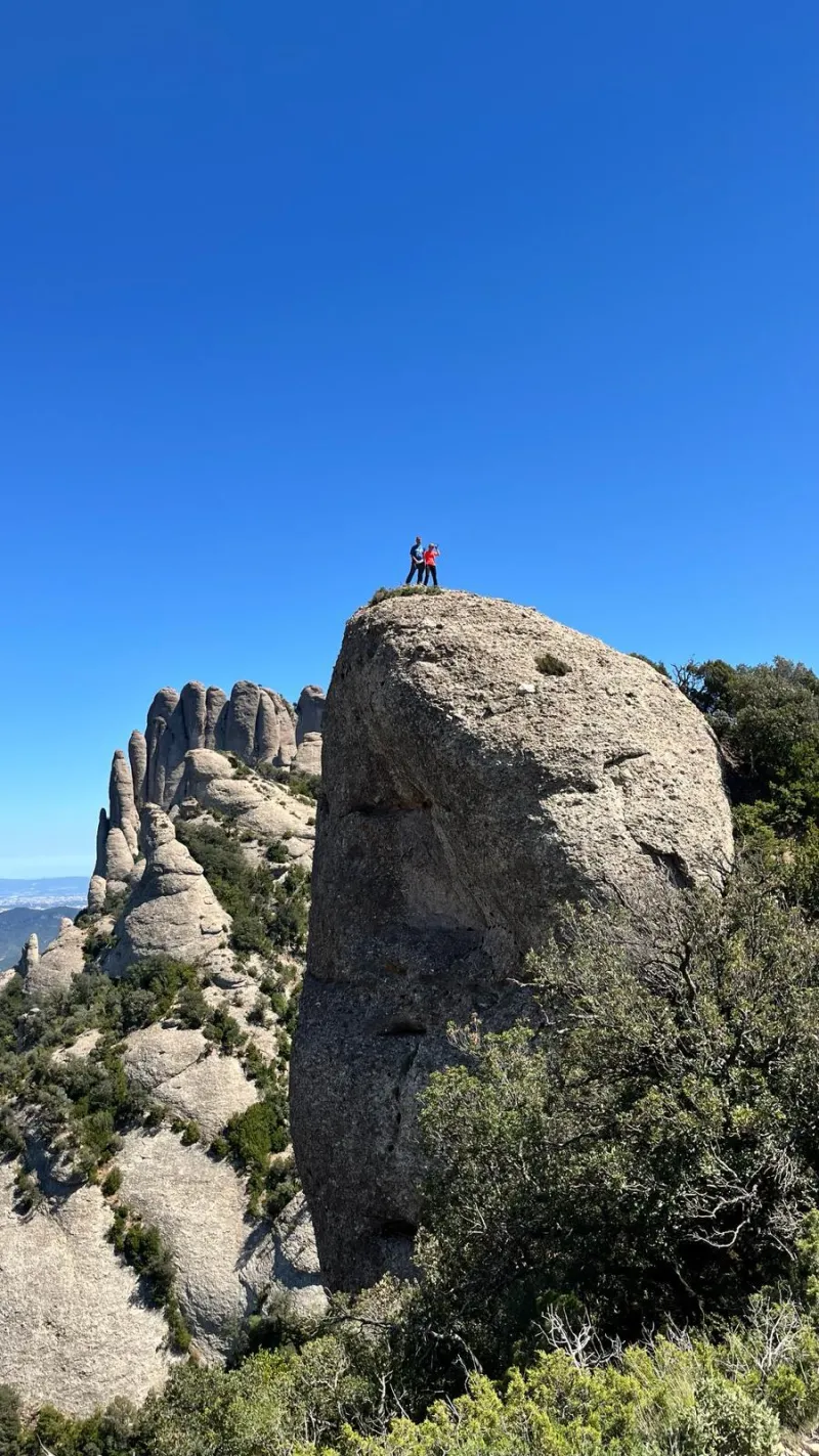 Montserrat Land of Shrines - Hiking group exploring